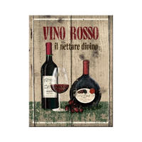 MAGNET 6/8 cm Open Bar Vino Rosso - Multicolor, Metall (6/8/0.1cm) - Nostalgic-Art