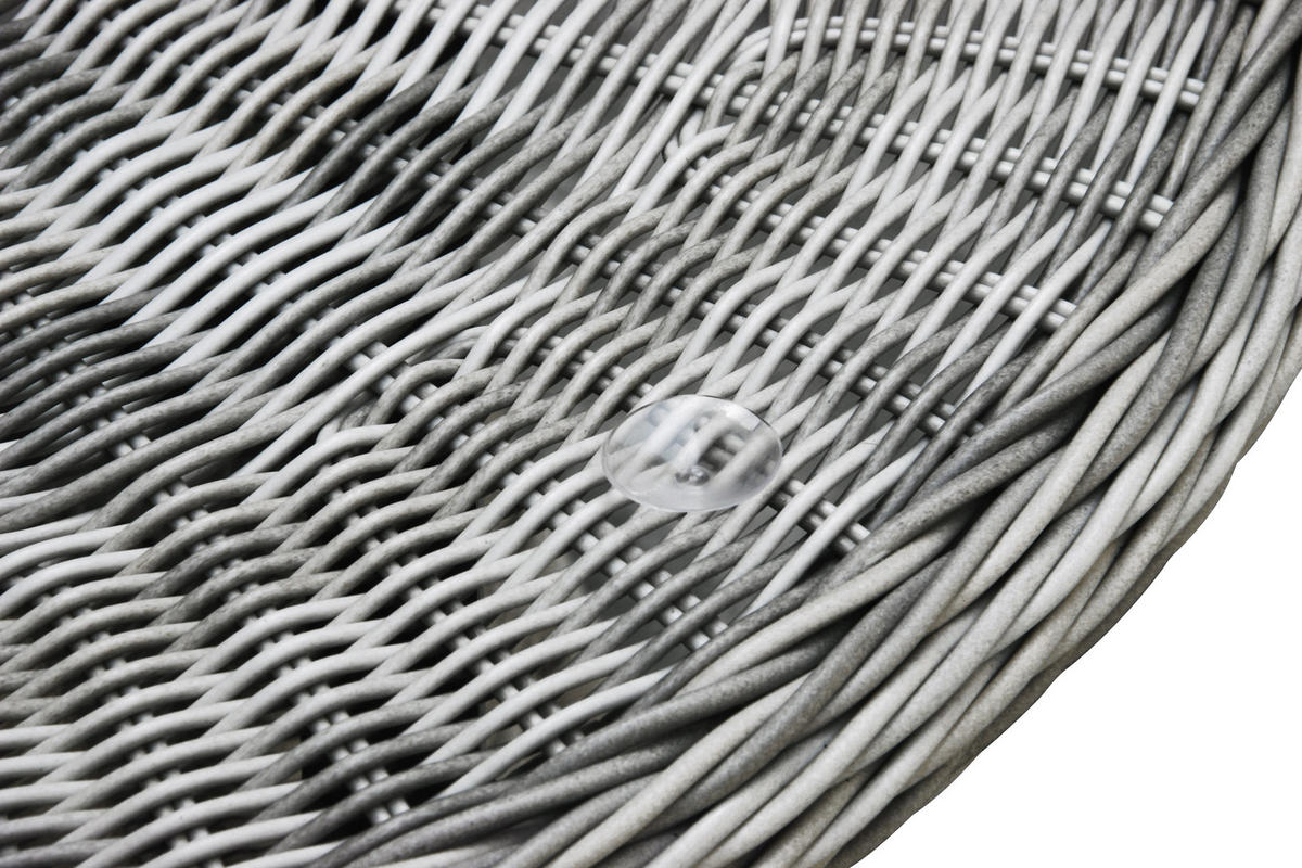 CAFÉTISCH, Hvalo, Sandfarben, Rattan, 69 x 69 x 73 cm - Sandfarben, Naturmaterialien (69/69/73cm) - ebuy24