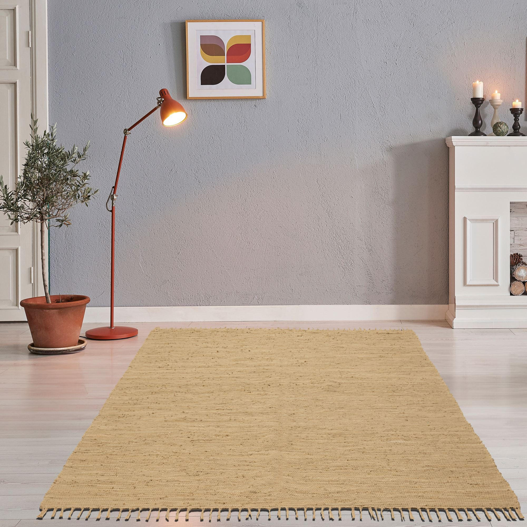 FLECKERLTEPPICH Chindi 160x230 cm - Naturfarben, Textil (160/230cm) - Rug and Roll