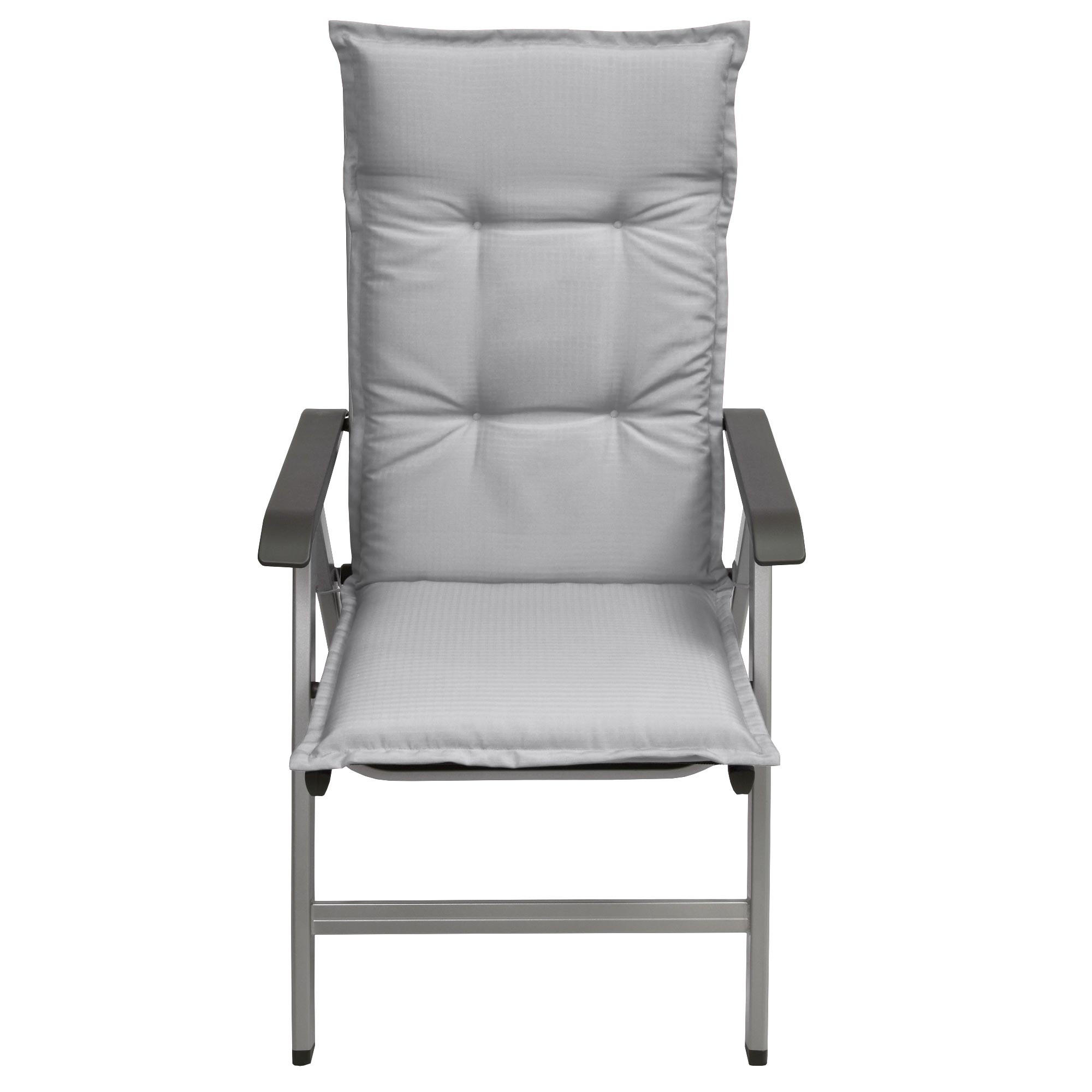 HOCHLEHNERAUFLAGE Base HL 120/50/6cm Hellgrau - Hellgrau, Textil (50/6/120cm) - Beautissu 