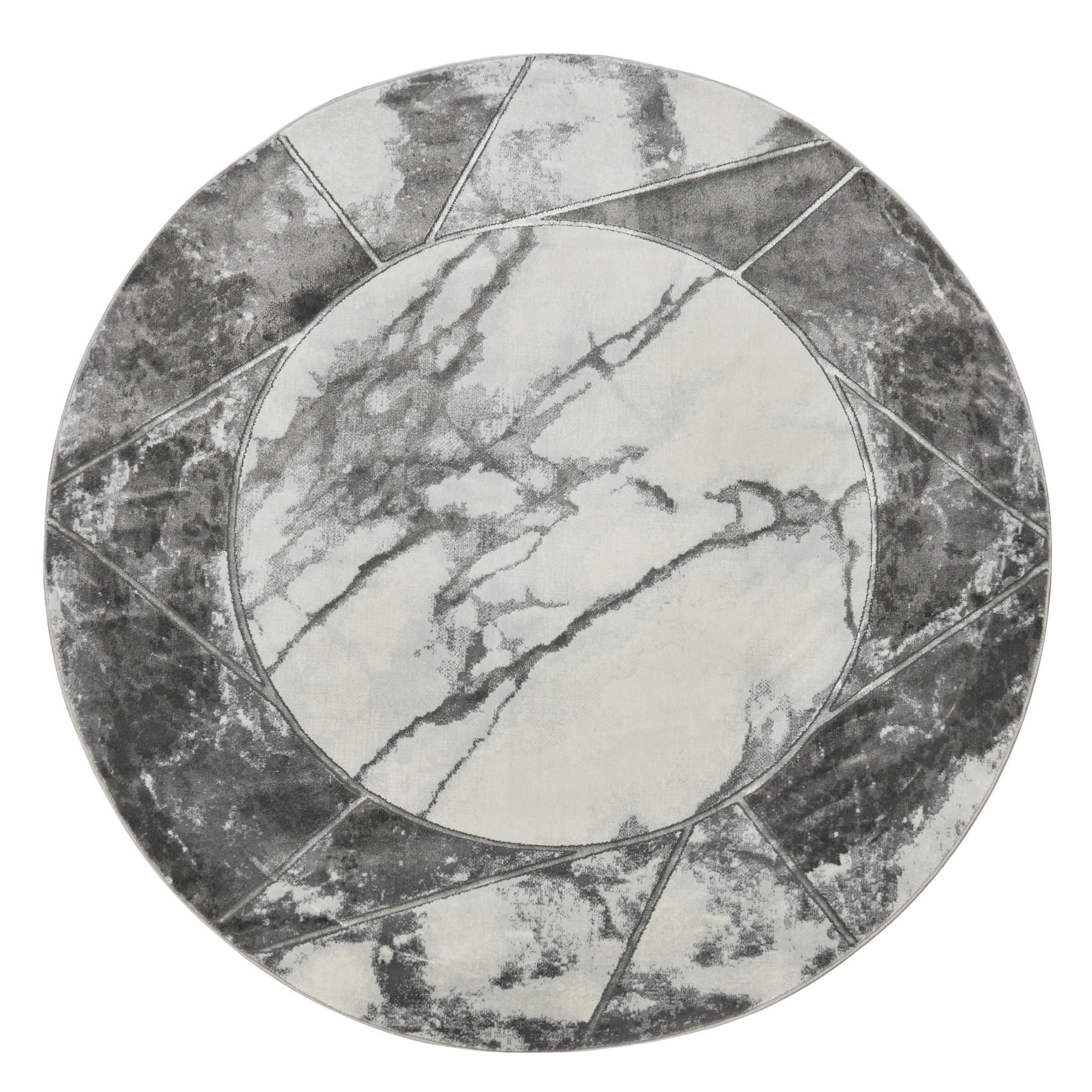 KURZFLORTEPPICH 120/170 cm Kraft 525 - Silberfarben, Textil (120/170cm) - Paco Home