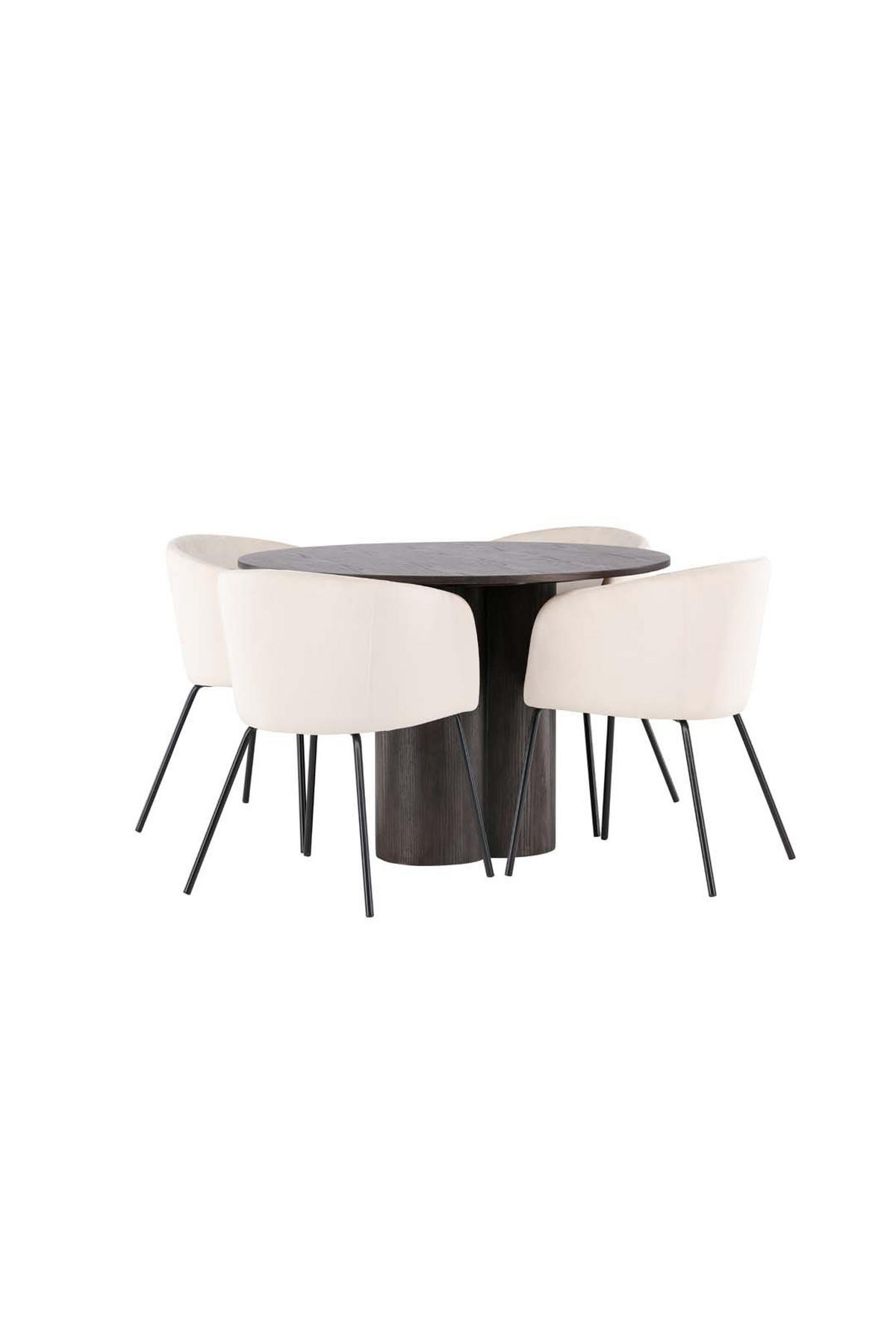 TISCHGRUPPE Mocca - Braun, Holzwerkstoff (110/75/110cm) - ebuy24