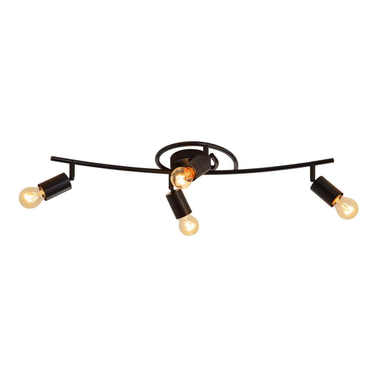 DECKENSTRAHLER Funkelda 10/20/67 cm - Schwarz, Metall (67/10/20cm) - ZMH