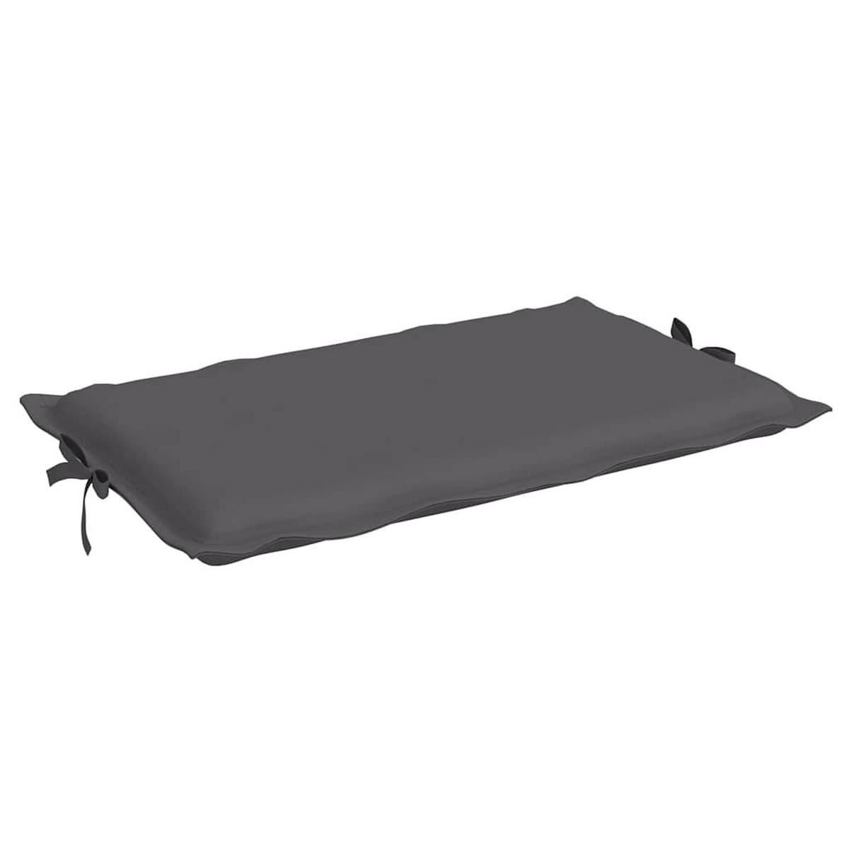 SONNENLIEGEN-AUFLAGE Anthrazit 186/58/4 Cm Oxford-Gewebe - Anthrazit, Textil (58/4/186cm) - vidaXL