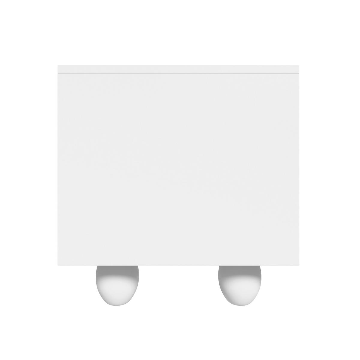 TV-SCHRANK 180 cm Weiß - Weiß, Holzwerkstoff (40/42/180cm) - Raumix