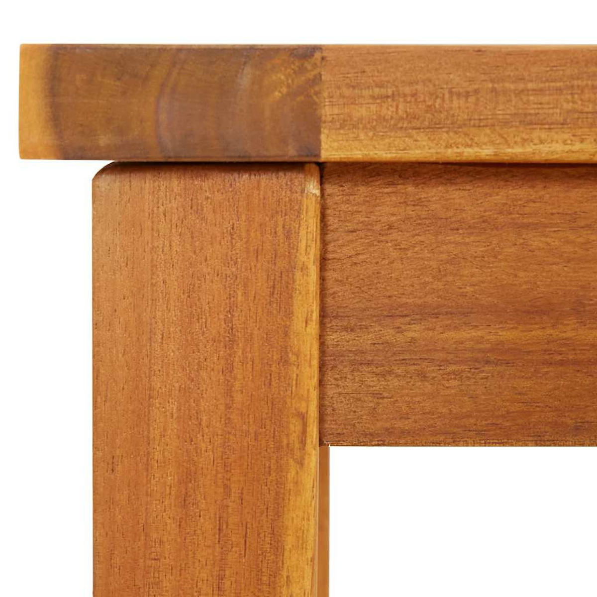GARTENBANK 150/35/45 Cm Massivholz Akazie - Braun, Holz (35/45/150cm) - vidaXL