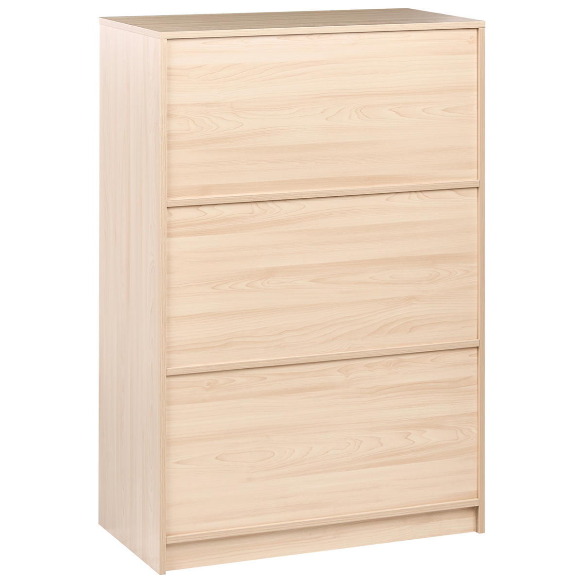BÜCHERREGAL mit 3 Ebenen 117 cm Hellbraun Zehna - Hellbraun, Holzwerkstoff (80/117/40cm) - Beliani