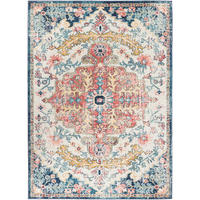 VINTAGE-TEPPICH 160/220 cm Blau - Multicolor, Textil (160/220cm) - LIVABLISS