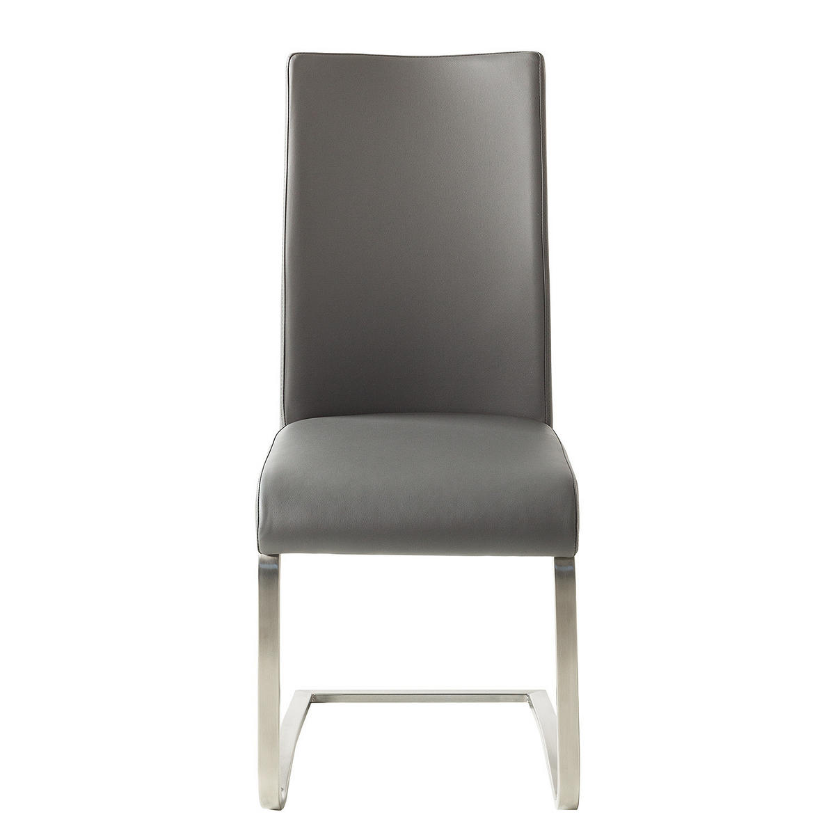 FREISCHWINGER - Edelstahlfarben/Grau, Kunststoff/Metall (43/103/52cm) - home24