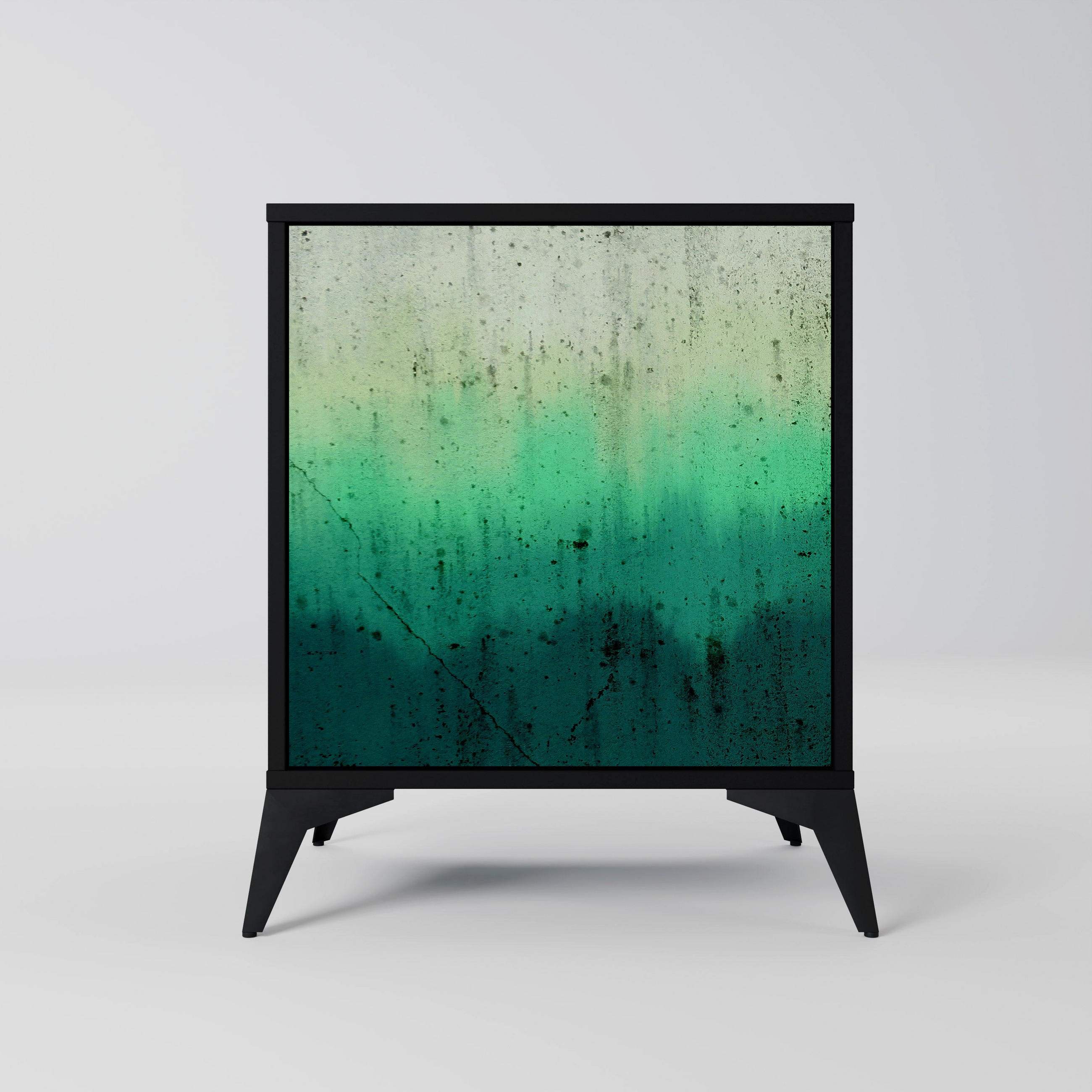 SpaceRebels Sideboard Schwarz 57.5x70.5x42 cm