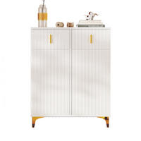 SIDEBOARD 83/101/35 cm Weiß aus Spanplatte mit verstellbaren Einlegeböden - Weiß, Holzwerkstoff (35/101/83cm) - OKMYHOME