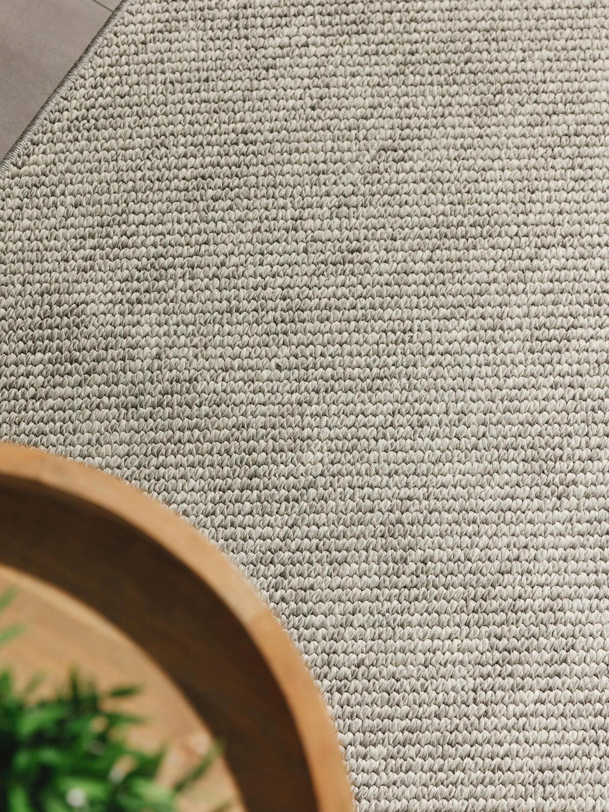 OUTDOORLÄUFER Iowa Hellgrau 80x300 cm - Hellgrau, Kunststoff (80/300cm) - benuta