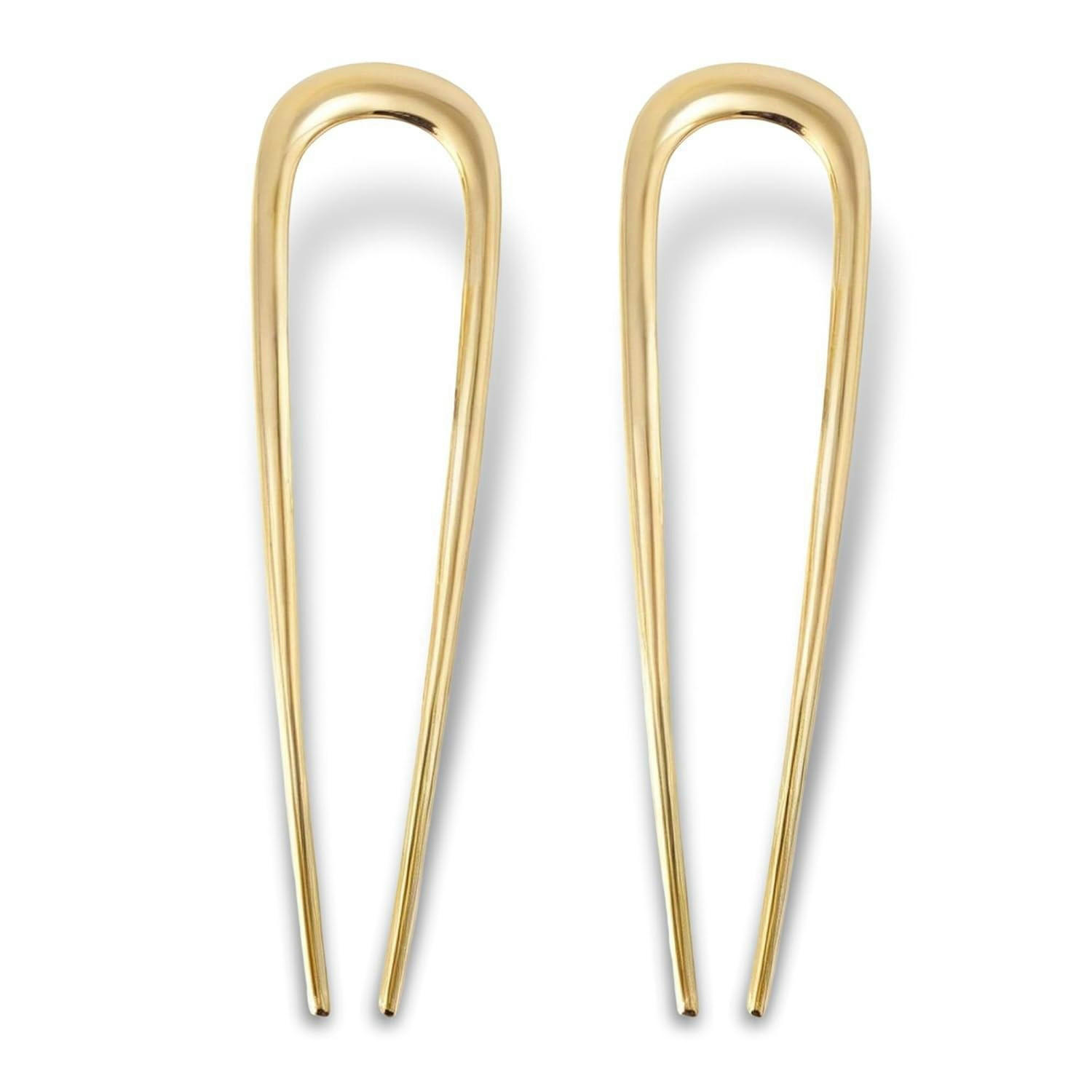 HAARNADELN 2er-Set Goldfarben Metall - Goldfarben, Metall (3.1/1.2/12.2cm)