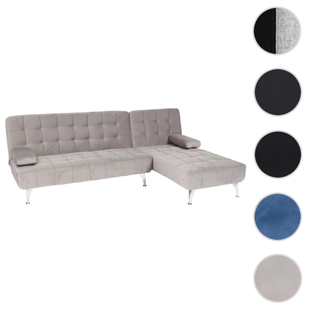 SCHLAFSOFA Grau - Grau, Textil (236/95cm) - MCW
