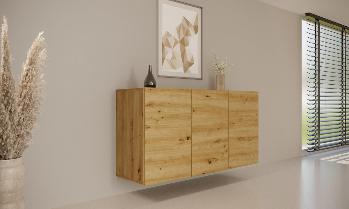 KOMMODE Dallas Aristan 160/60/35 - Eiche Artisan, Holzwerkstoff (160/60/35cm) - RAUMHIRSCH FURNITURE