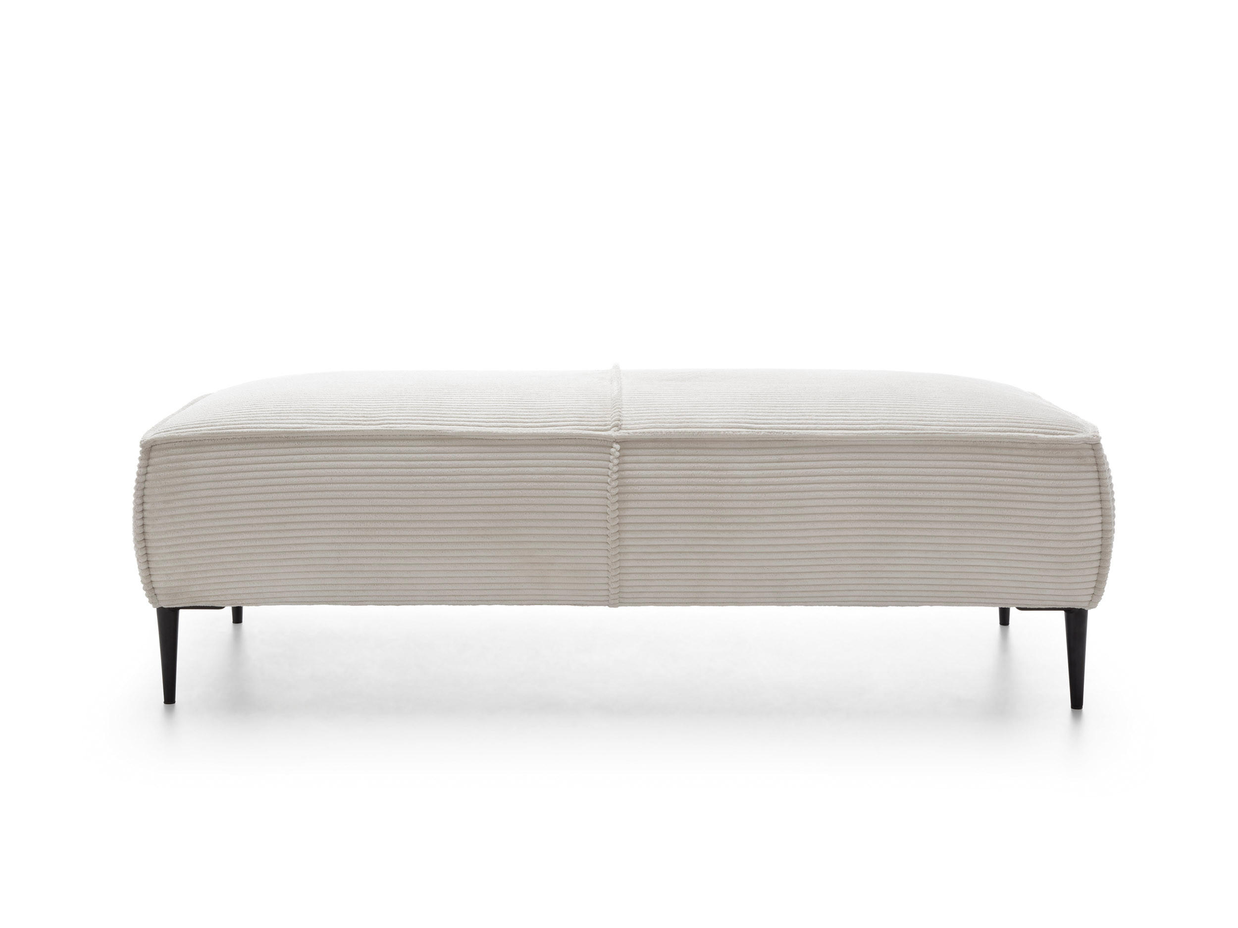 MASSENO Sitzhocker DUNA, Modern Polsterhocker, Fußhocker Creme - Creme, Holzwerkstoff/Kunststoff (65/44/140cm) - MASSENO