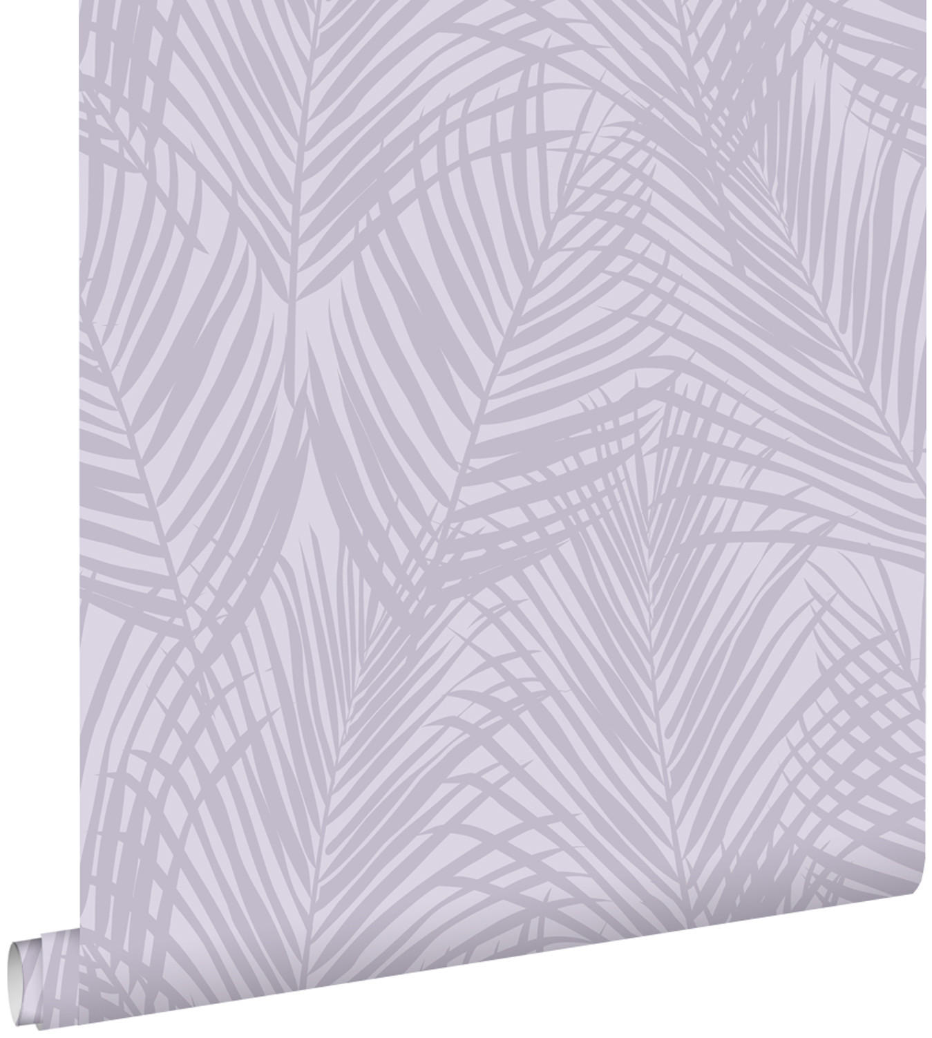 TAPETE Palmblätter 53 cm x 10.05 m - Lila, Papier (53/1000cm) - ESTAhome