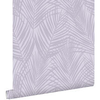 TAPETE Palmblätter 53 cm x 10.05 m - Lila, Papier (53/1000cm) - ESTAhome