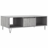 COUCHTISCH Grau Sonoma 104x60x35 cm Holzwerkstoff - Grau, Holzwerkstoff (104/60/35cm) - furnicato