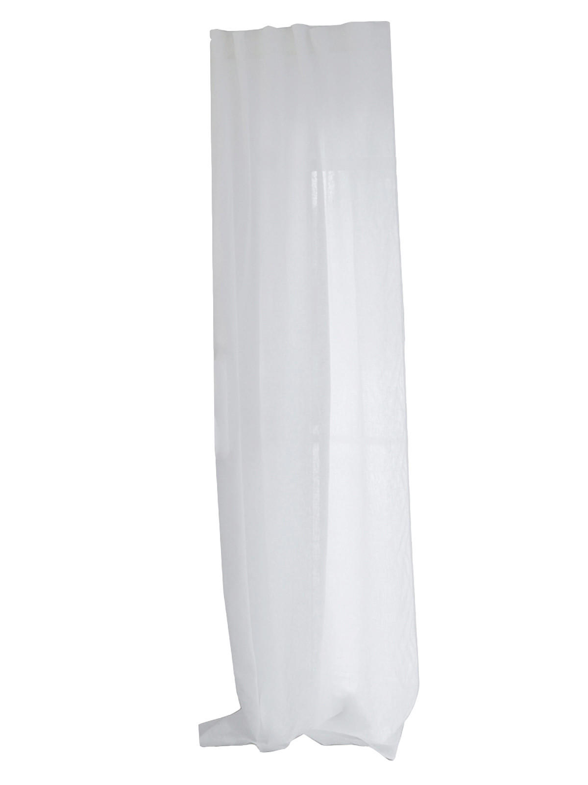 SCHLAUFENVORHANG reines Leinen mit verdeckten Schlaufen stonewash-weiß 135/245 cm - Weiß, Naturmaterialien (135/255cm) - beties Heimtextil