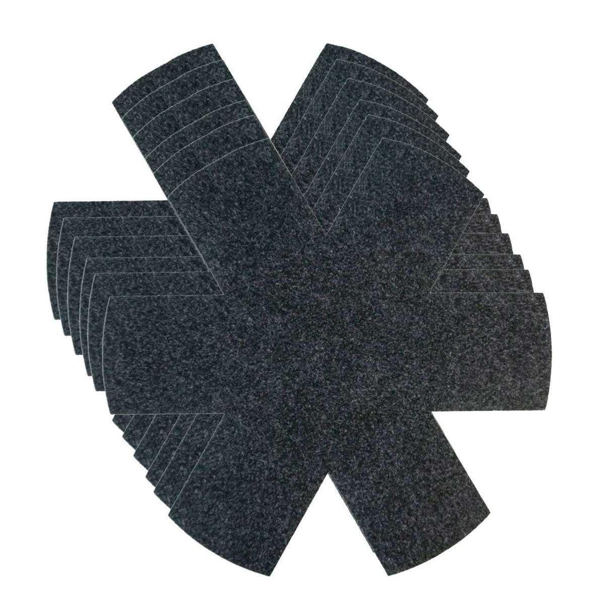 PFANNENSCHUTZ 6er-Set 38 / 38 / 0.2 cm - Grau, Textil (38/0.2/38cm) - Intirilife