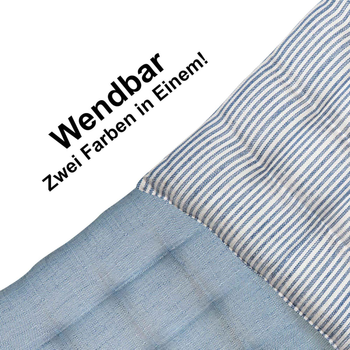SITZKISSEN 4er Sparset FRESHSTRIPE4ER - Titanfarben, Textil (40/40/5cm) - Tom Tailor