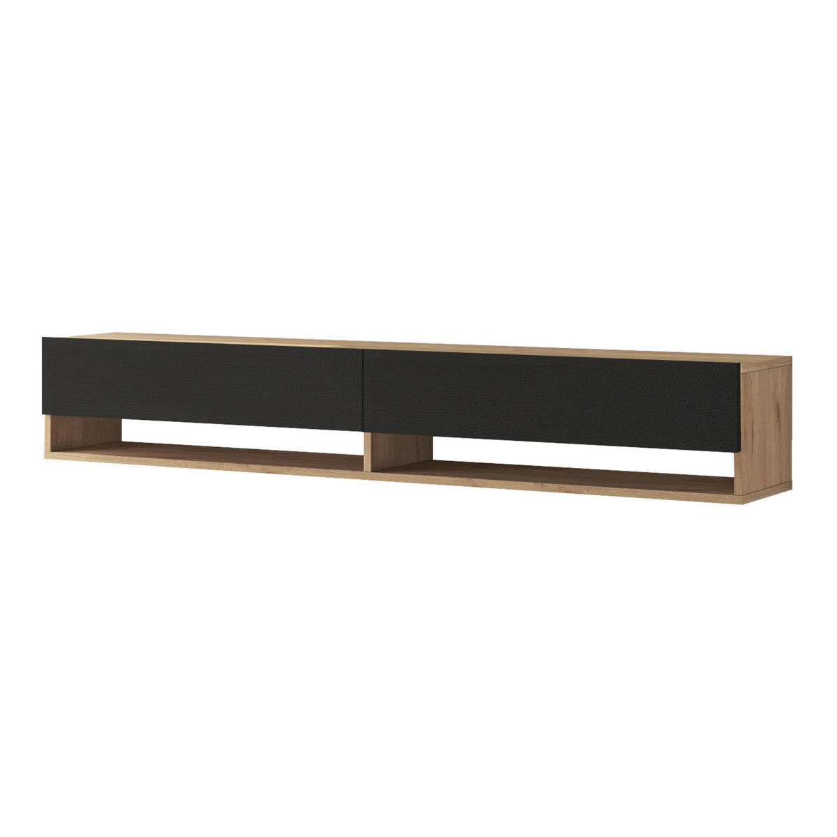 TV-ELEMENT Laitila - Eichefarben, Holzwerkstoff (180/29.5/31.5cm) - [en.casa]