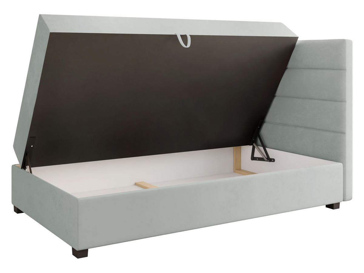 BOXBETT Elen - Schwarz/Rosa, Holz/Holzwerkstoff (90/200cm) - MIRJAN24