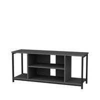 TV-ELEMENT Rinaldo Schwarz-Anthrazit - Anthrazit/Schwarz, Holzwerkstoff (120/51/35cm) - Decorotika