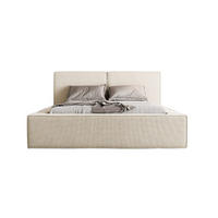 POLSTERBETT Lesti 180x200 cm, Cremeweiß - Creme, Textil (180/200cm) - Fedve
