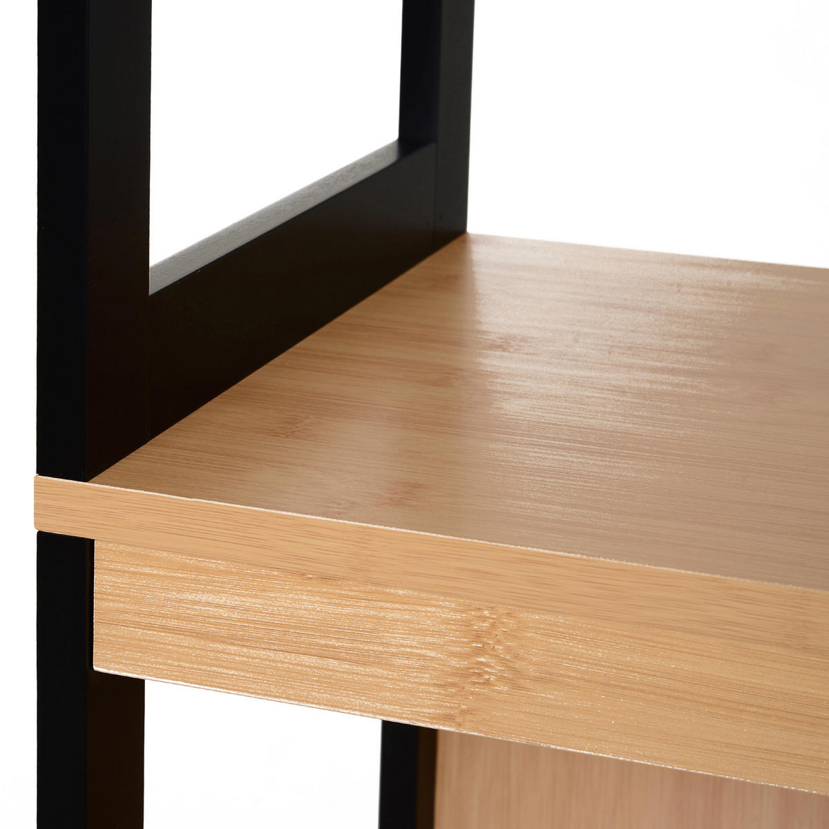 HOCHSCHRANK DE-12337 30/30/144 cm Schwarz - Braun, Holzwerkstoff (30/144/30cm) - ComfortXL