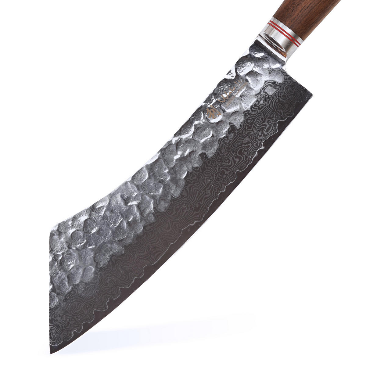 BLOCKMESSER 23,5 cm - Nussbaumfarben, Holz/Metall (37cm) - Wakoli