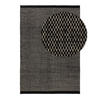 WOLLTEPPICH Rocco Schwarz/Weiß 300x400 cm - Schwarz, Textil (300/400cm) - benuta Pure