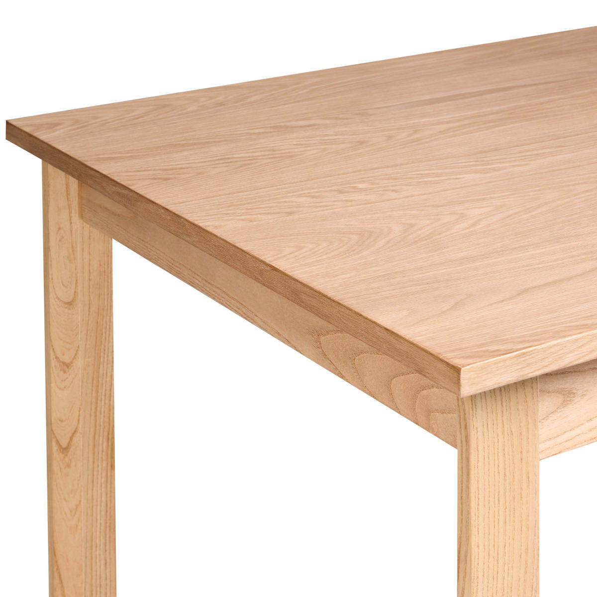 JÍDELNÍ STŮL Světlý Dub 160/90 cm Gisela - světle hnědá, kompozitní dřevo (160/90/77cm) - Beliani