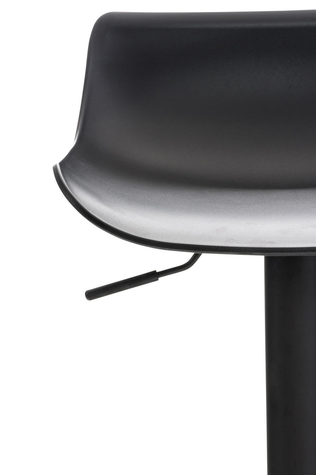 BARHOCKER Averna, Gestell Metall, Kunststoff Schwarz - Schwarz, Kunststoff/Textil (43/96/44cm) - TPFLiving