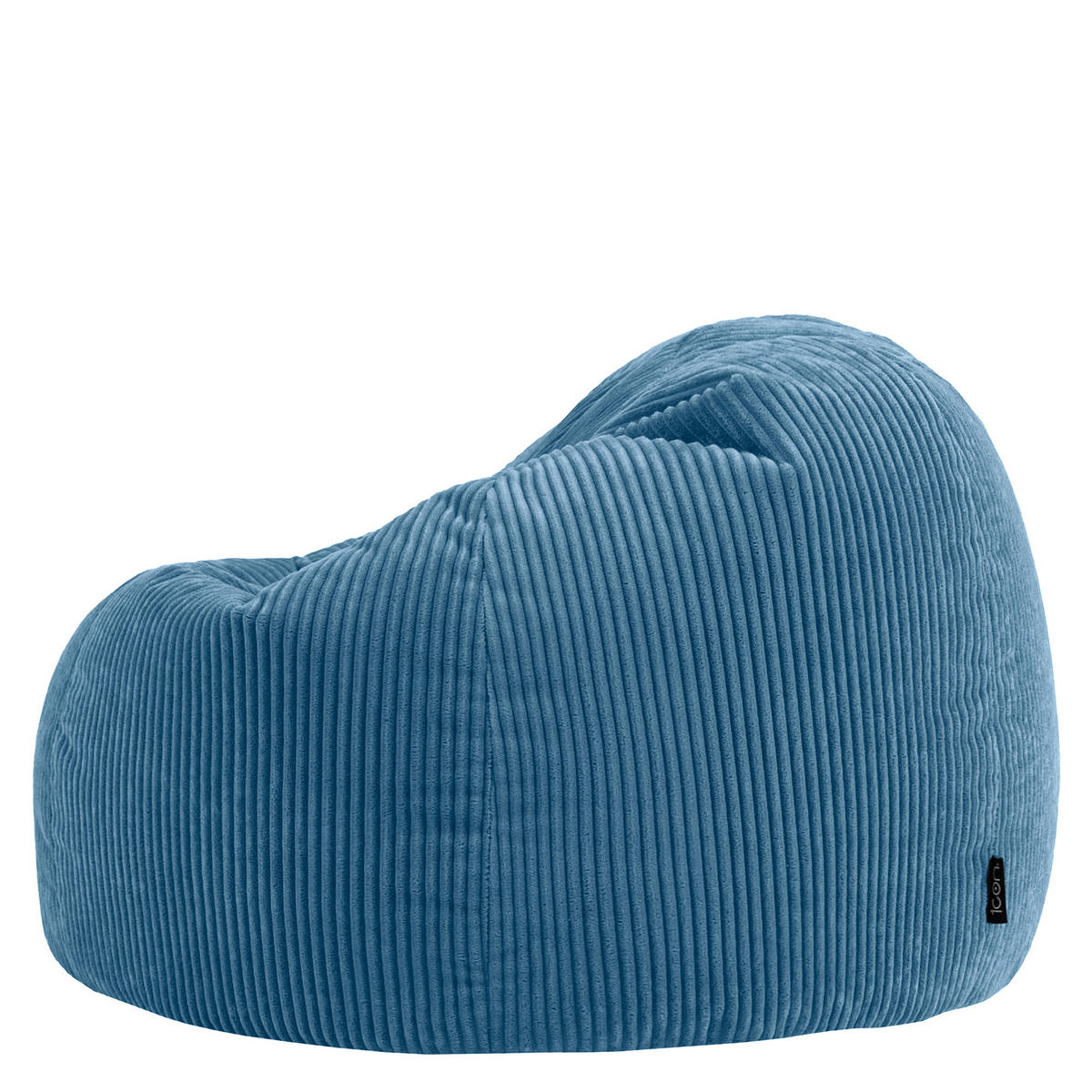 SITZSACK Cord Kingston XXL - Blau, Textil (92/52/92cm) - icon