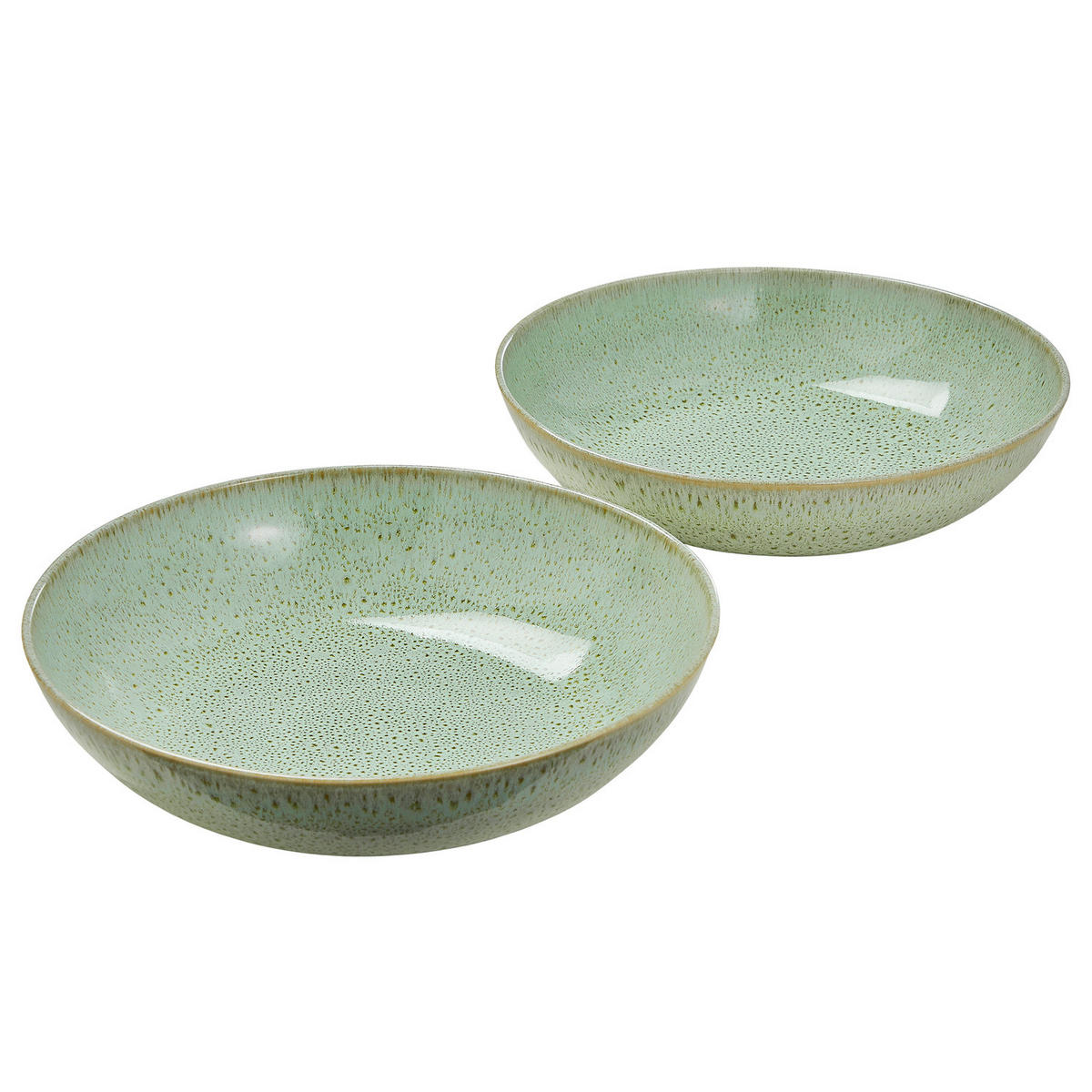 SALATSCHALE Tavira 1,9L - Grün, Keramik (30/30/8cm) - Butlers