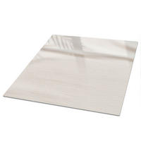 TISCHPLATTE 50x50 cm – Cremige Eleganz - Weiß, Glas (50/50/0.4cm) - Wallfluent