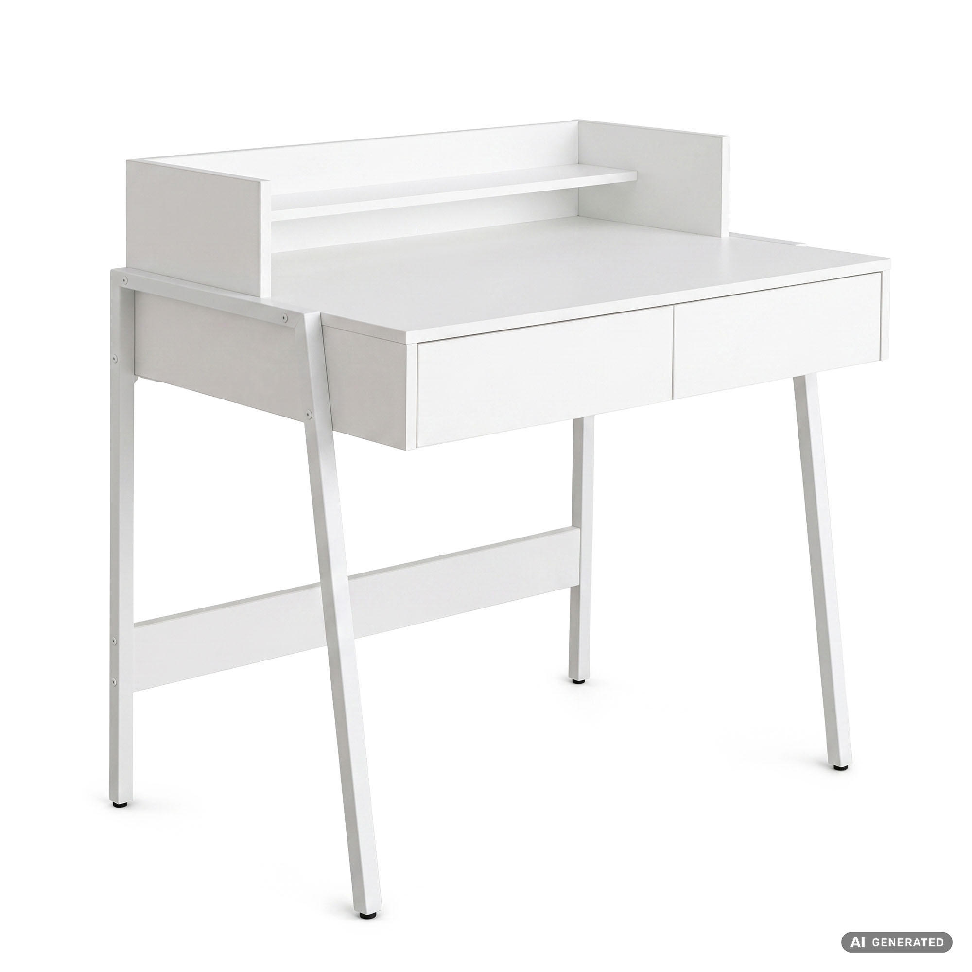 Akord Schreibtisch Weiß 48x95x78 cm