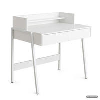 SCHREIBTISCH FLUX 78 cm Weiß - Weiß, Holzwerkstoff (78/48/95cm) - Akord
