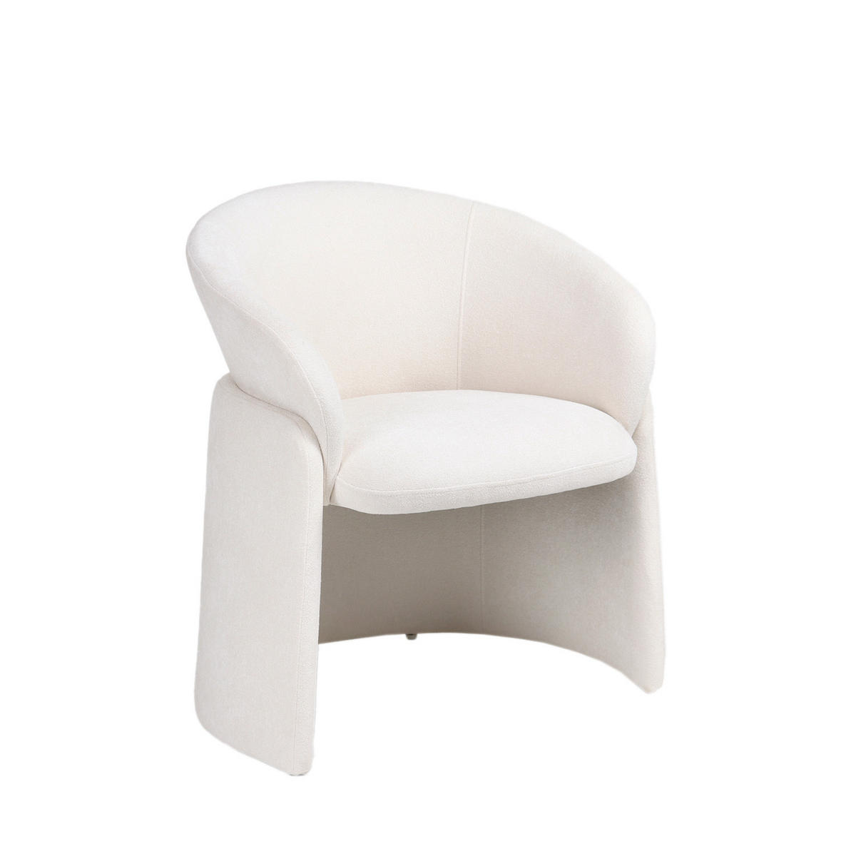 ESSZIMMERSTUHL Maren Beige 72 cm x 77 cm - Beige, Textil (72/77/62cm) - Klast Home