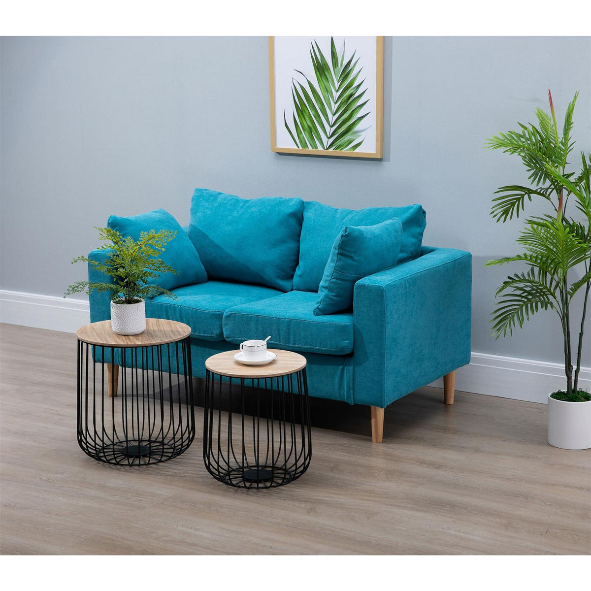 COUCHTISCH ERRANO - Naturfarben, Holzwerkstoff (37/37/42cm) - CARO-Möbel