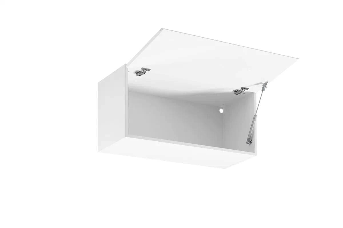 HÄNGESCHRANK – 80 cm – G80K – Velmora – Weiß / Weiß Hochglanz - Weiß Hochglanz, Holzwerkstoff (80/36/32cm) - ROYAL24_MARKT