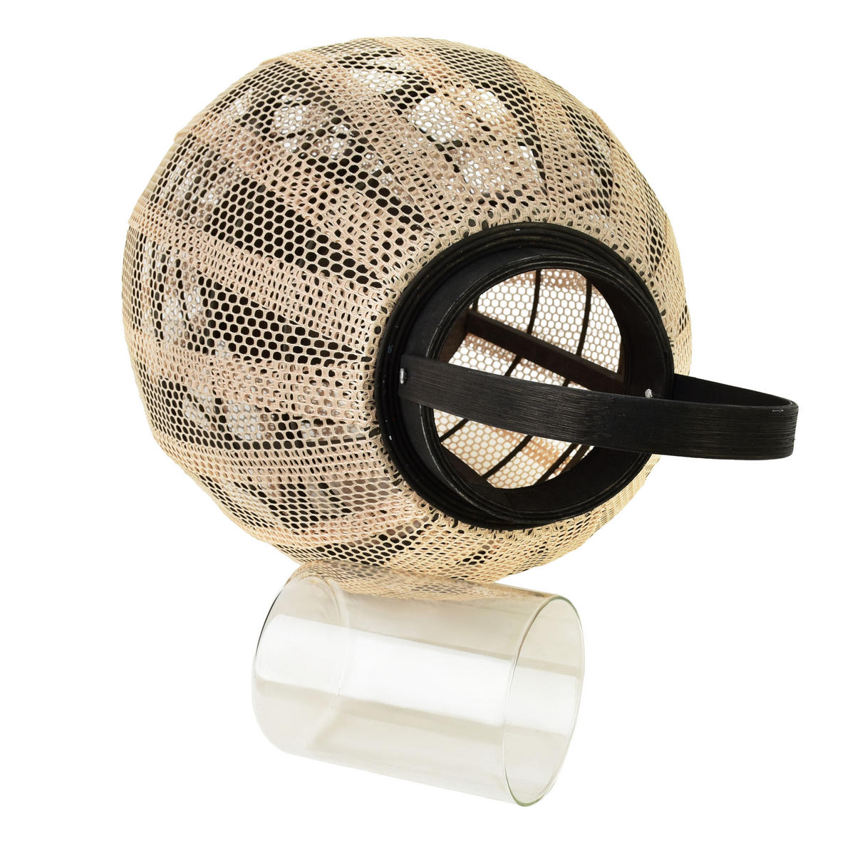 LATERNE Levi beige 11/25/54 cm Holz - Beige, Holz (11/54/25cm) - Mondex