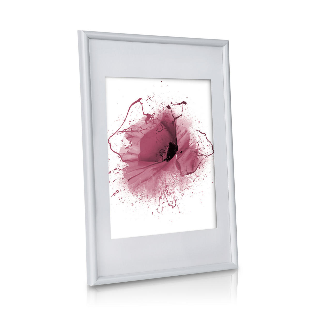 BILDERRAHMEN Blossom Kunststoff Weiß (24tlg) - Weiß, Kunststoff (26/2/35cm) - BoMoe