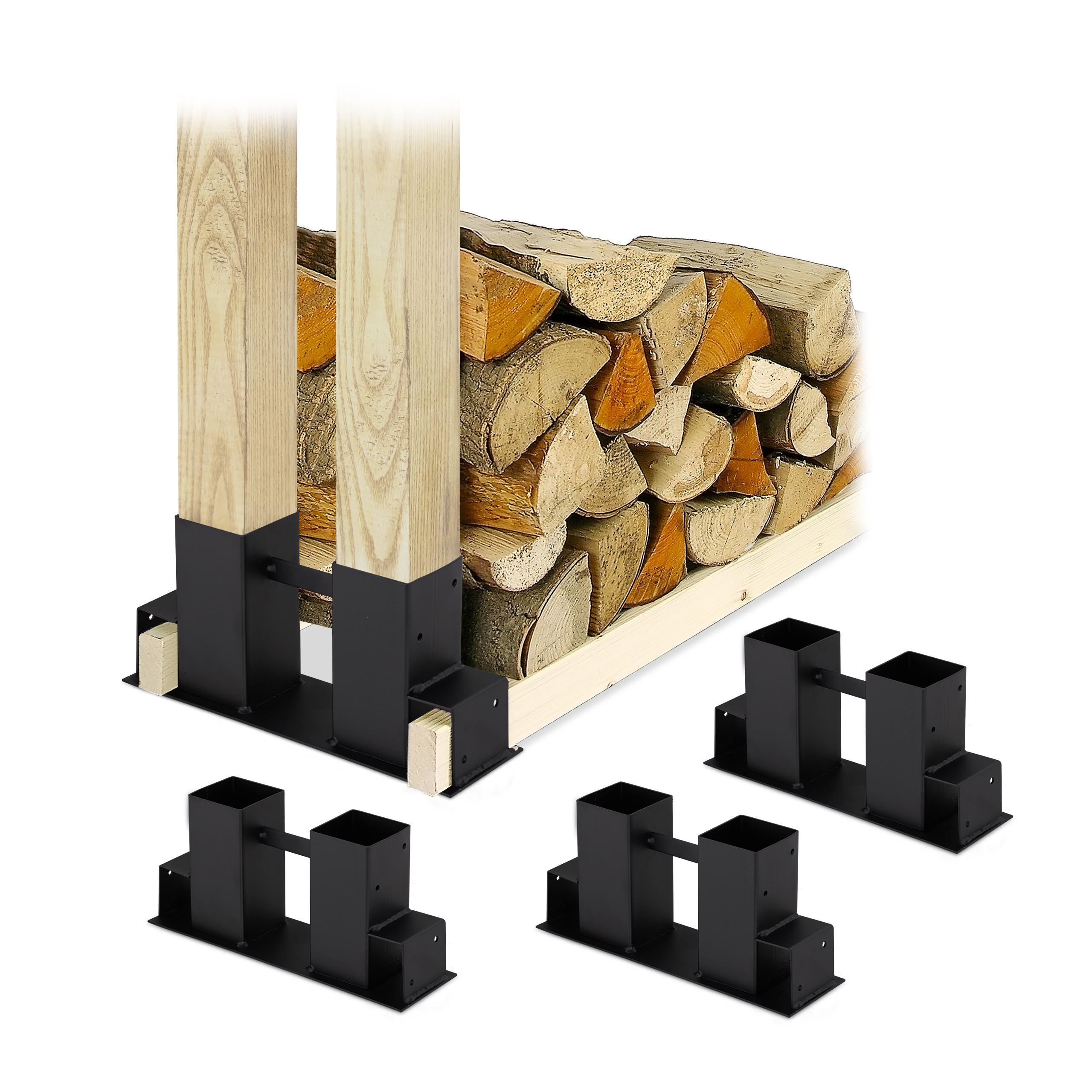 SUPORT Negru set-de-4