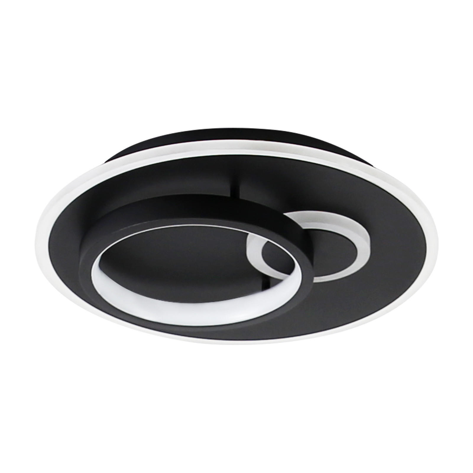 LED-DECKENLEUCHTE Peter 31 cm - Schwarz, Kunststoff (31/31/8.5cm) - Nettlife