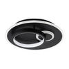 LED-DECKENLEUCHTE Peter 31 cm - Schwarz, Kunststoff (31/31/8.5cm) - Nettlife