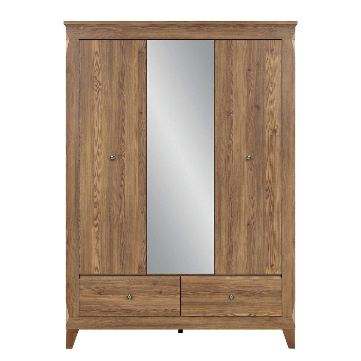 SKŘÍŇ 3DVEŘOVÁ Raya Dřevo - hnědá, kompozitní dřevo (144/202/63cm) - Petits-meubles