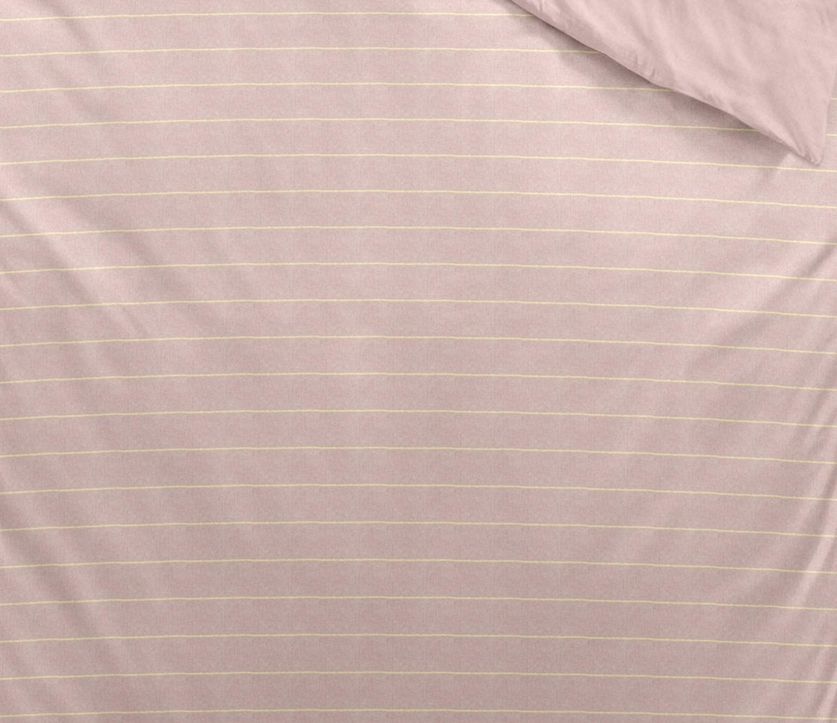 WENDE-BETTWÄSCHE 135x200 Renforce Baumwolle Bettbezug Streifen Muster Rosa gestreift - MADE IN GERMANY - Roségold, Textil (135/200cm) - Carpe Sonno